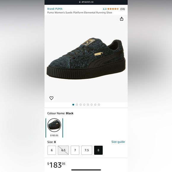 Brand New In Box Never Worn Women’s Puma Suede Platform Elemental Size 8 - Picture 2 of 7